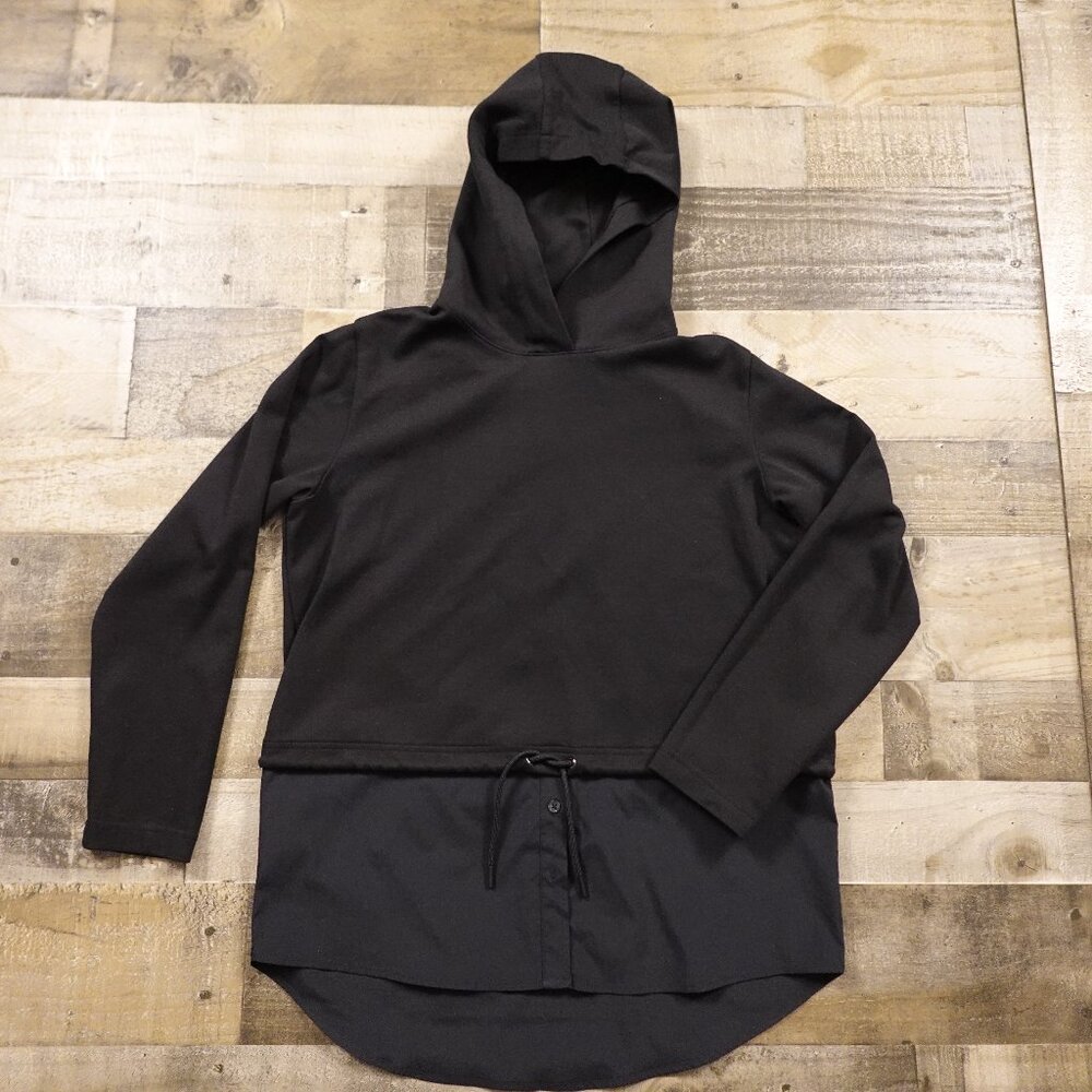 Athleta Gallery Hoodie Top women's medium black